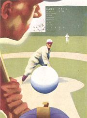 A detail from the cover of the April, 1935 issue of the Chicagoan